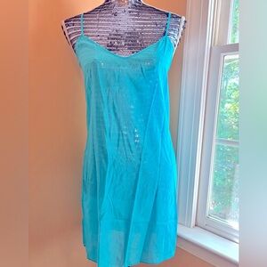 Diane Von Furstenberg Sheer Silk Slip Dress | NWOT | Size 4